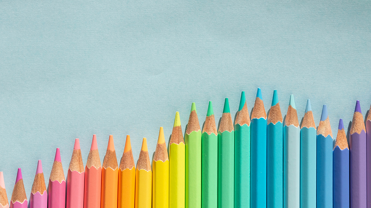 colored pencils